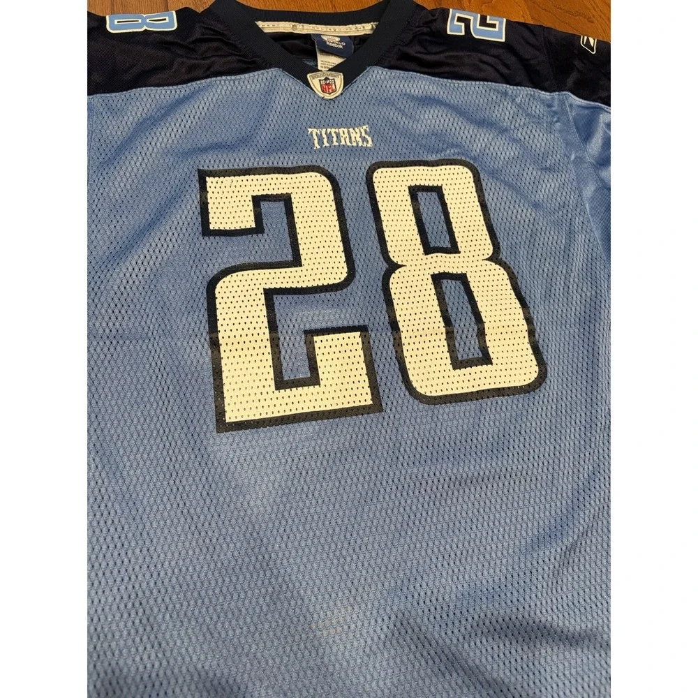 Chris Johnson Tennessee Titans Reebok Jersey Size Adult S / YXL NWT Vintage